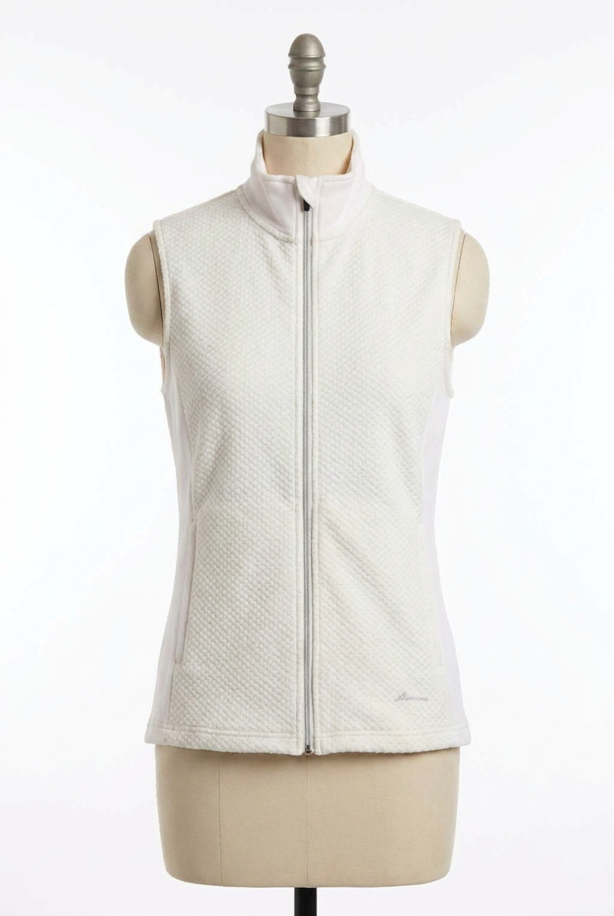 NEW ABACUS SPORTSWEAR US carden midlayer full-zip vest in clam